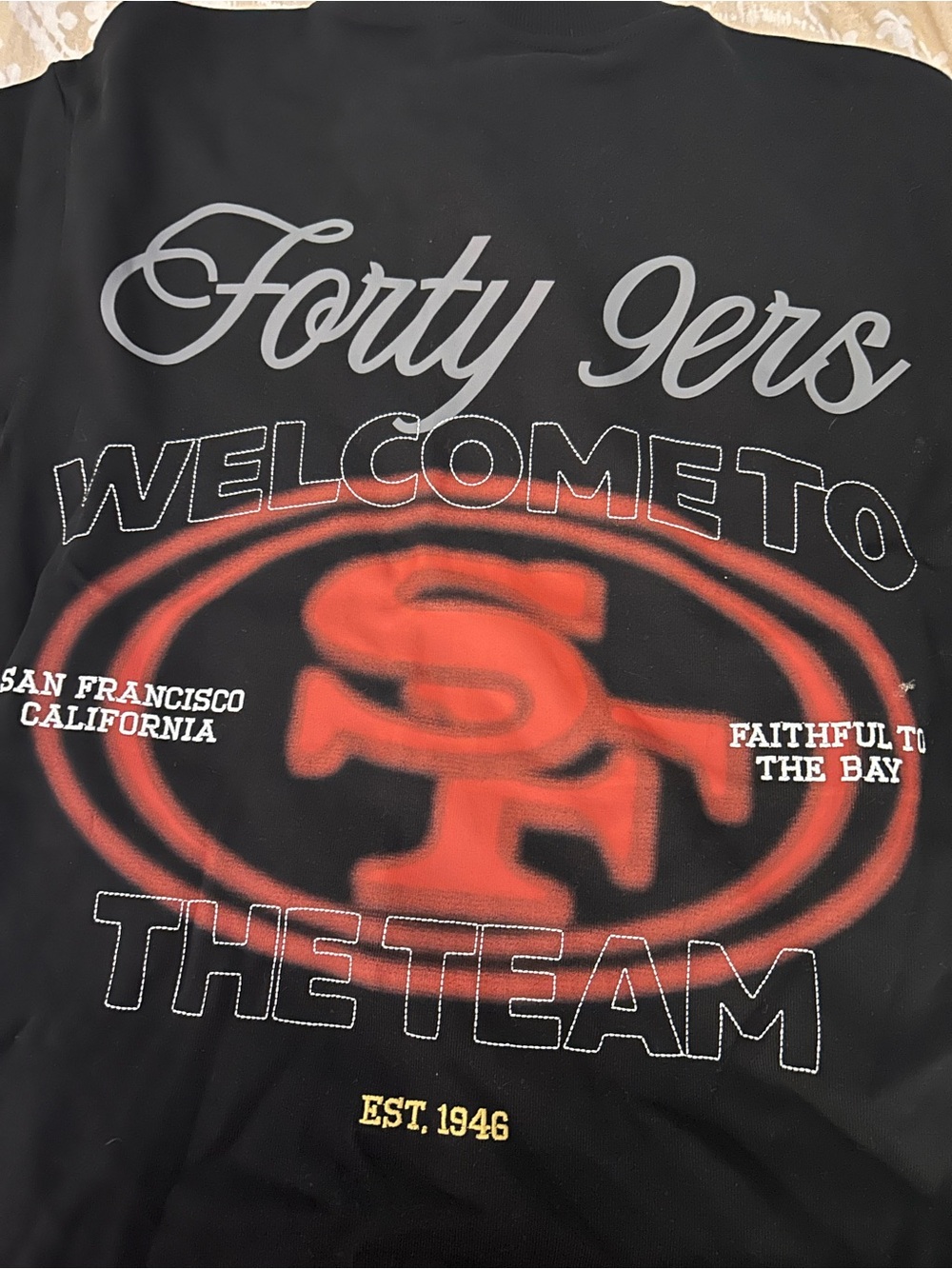 Kristen Juszczyk’s Off Season 49ers Unisex T-shirt New With Tags